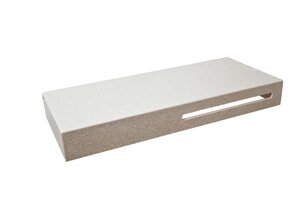 Изображение товара Столешница Montebianco REEX, прямоугольная, белый/сахара, 80*50*15 см