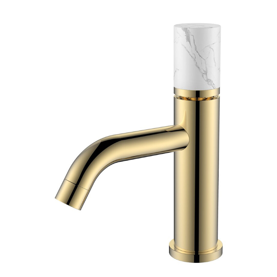 Изображение товара Смеситель для раковины Boheme Stick 121-G-MR-W с золотым покрытием Изображение товара Смеситель для раковины Boheme Stick 121-G-MR-W с золотым покрытием