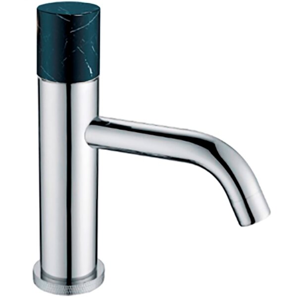 Изображение товара Смеситель Boheme Stick 121-CR-MR-B для раковины, Chrome Mramor Black