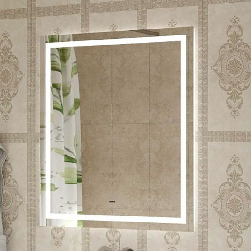 Изображение товара Зеркало Comfortу Квадрат, 90 см, с LED-подсветкой, с сенсорным выключателем, холодный свет, 00-00005264 (00-00005264CF)