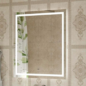 Изображение товара Зеркало Comfortу Квадрат, 90 см, с LED-подсветкой, с сенсорным выключателем, холодный свет, 00-00005264 (00-00005264CF)