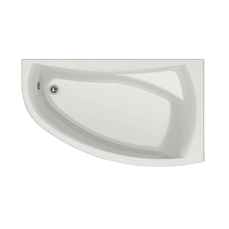 Изображение товара Акриловая ванна Eurolux Como 170 х 100 см белая лев/прав
