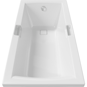Изображение товара Ванна акриловая Diwo Дмитров 150 x 75 см, с каркасом, с ручками, цвет белый, Щ0000055169/Щ0000055305