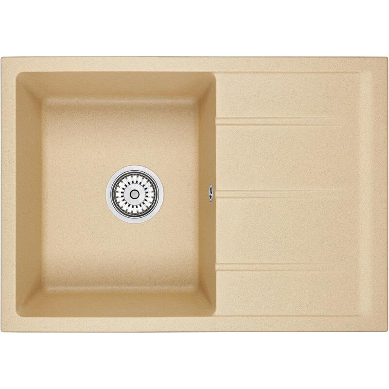 Изображение товара Кухонная встраиваемая мойка Domaci Солерно 80 см с сардоникс, матовая, гарантия 5 лет