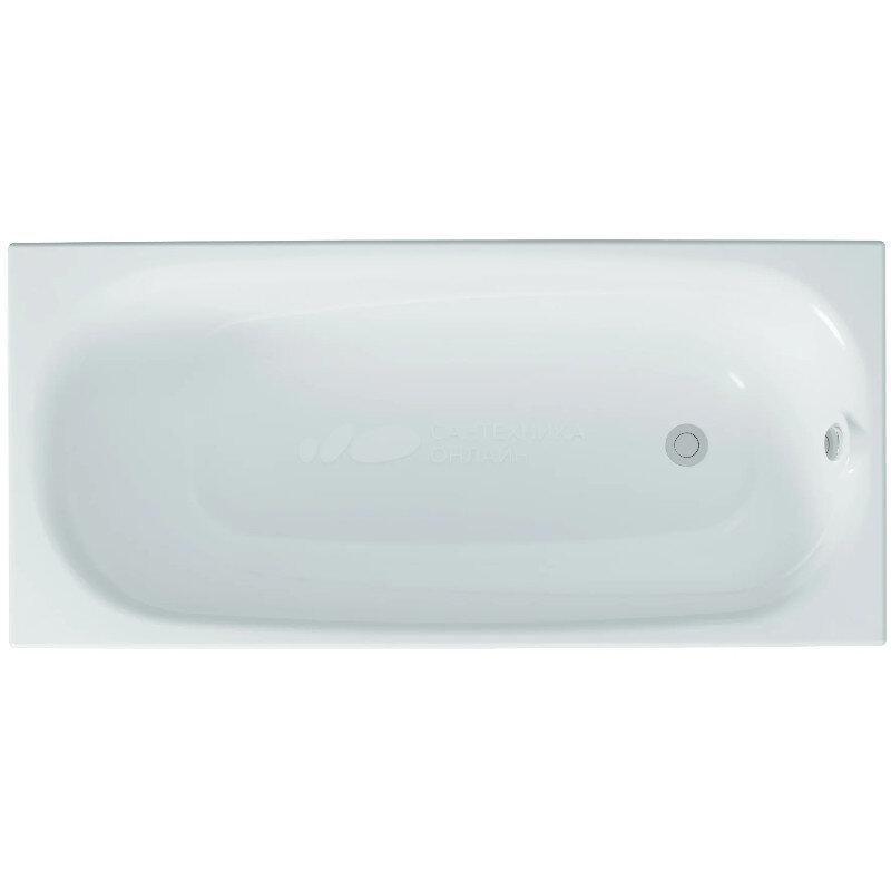 Изображение товара Акриловая ванна Diwo Кострома 180x70 см с каркасом, белая