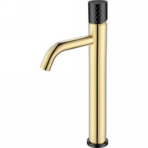 Изображение товара Смеситель Boheme Stick Gold black 122-GB для раковины