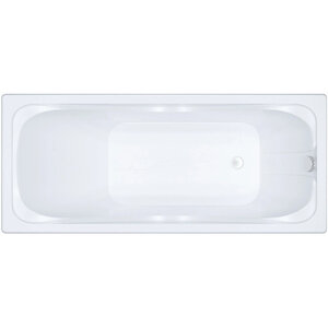 Изображение товара Ванна акриловая Diwo Самара 165 x 70 см, с каркасом, цвет белый, Щ0000046594/Щ0000048581