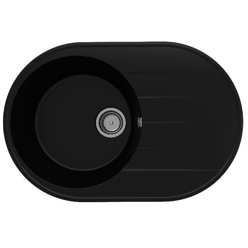 Изображение товара Кухонная мойка Domaci Солерно DN 750-07 75 см искусственный камень уголь