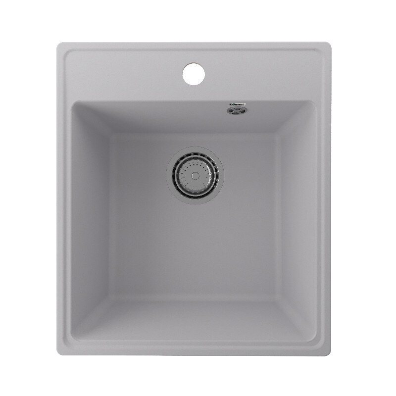 Изображение товара Кухонная мойка Domaci Солерно DF 425-04 42.5 см искусственный камень серый
