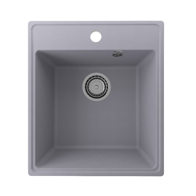 Изображение товара Кухонная мойка Domaci Солерно DF 425-05 42.5 см искусственный камень серый