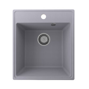 Изображение товара Кухонная мойка Domaci Солерно DF 425-05 42.5 см искусственный камень серый