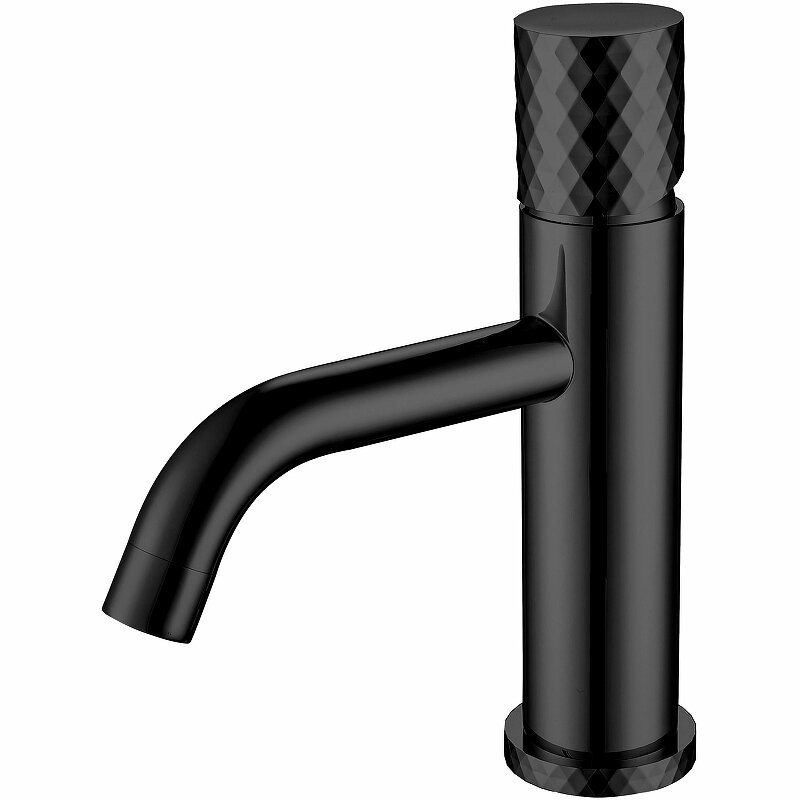 Изображение товара Смеситель Boheme Stick 121-BB для раковины, black, однорычажный керамический картридж