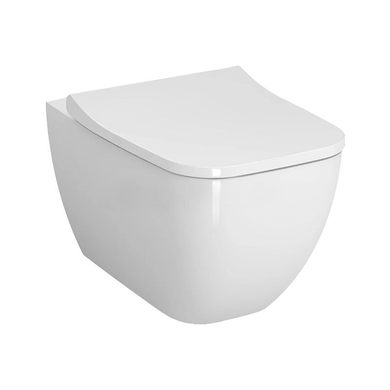 Изображение товара Подвесной унитаз Vitra Shift безободковый, фарфор, 36 см, белый, Гарантия 10 лет