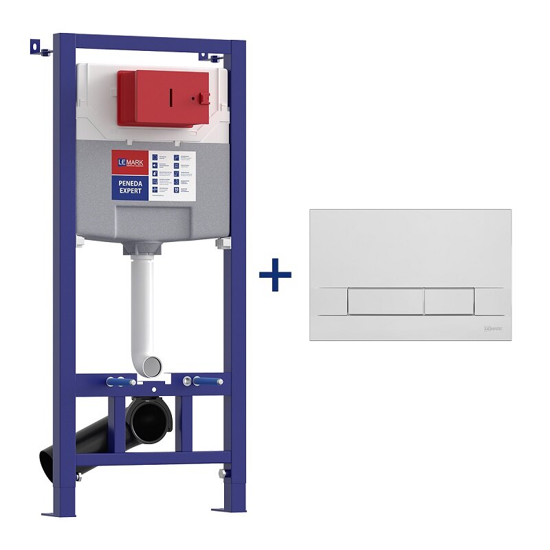 Изображение товара Инсталляция Lemark Peneda Expert для унитаза с кнопкой Bit и механическим управлением