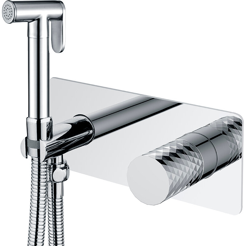Изображение товара Гигиенический душ Boheme Stick 127-CRCR с однорычажным управлением и хромированным покрытием Изображение товара Гигиенический душ Boheme Stick 127-CRCR с однорычажным управлением и хромированным покрытием