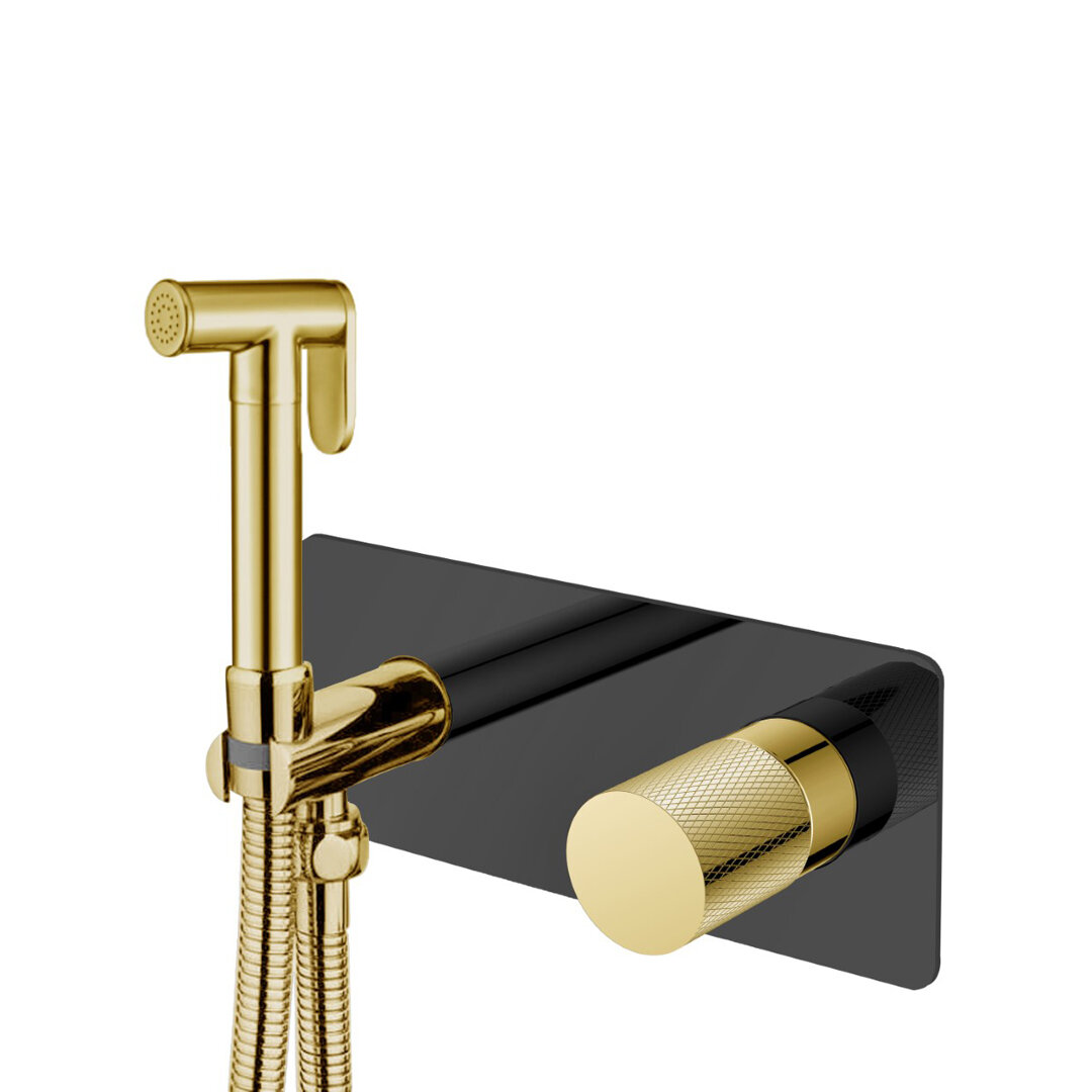 Изображение товара Гигиенический душ Boheme Stick 127-BG.2 Black touch gold Изображение товара Гигиенический душ Boheme Stick 127-BG.2 Black touch gold