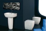 Приставной унитаз Ceramica Ala Today 17VS/P под скрытый бачок, цвет белый - фото 1