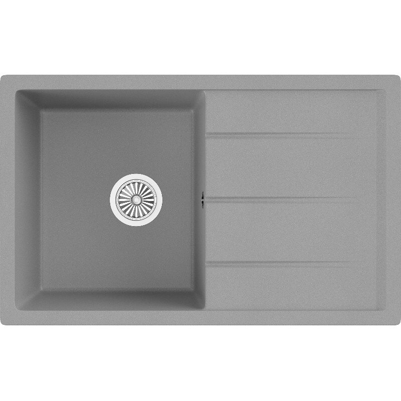 Изображение товара Кухонная мойка Domaci Солерно DMQ-1800.Q алмаз, 80 см, цвет алмаз