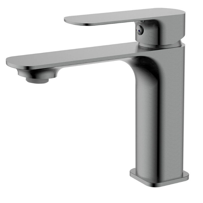 Изображение товара Смеситель Aquame Monza AQM6310GM для раковины Gun Metal Италия 10 лет гарантии