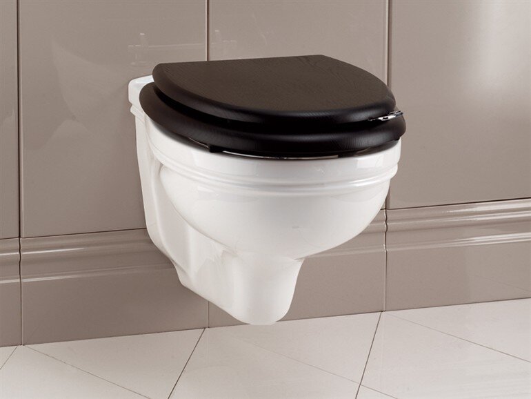 Изображение товара Подвесной унитаз Devon&Devon Rose IBWCSRO белый ретро стиль