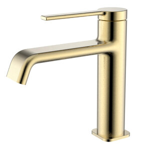 Изображение товара Смеситель Aquame Asti AQM6410BG, для раковины, цвет шлифованное золото