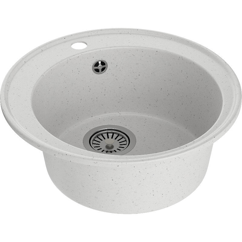 Изображение товара Кухонная мойка Domaci Палермо PR-475-001 47.5 см белая встраиваемая