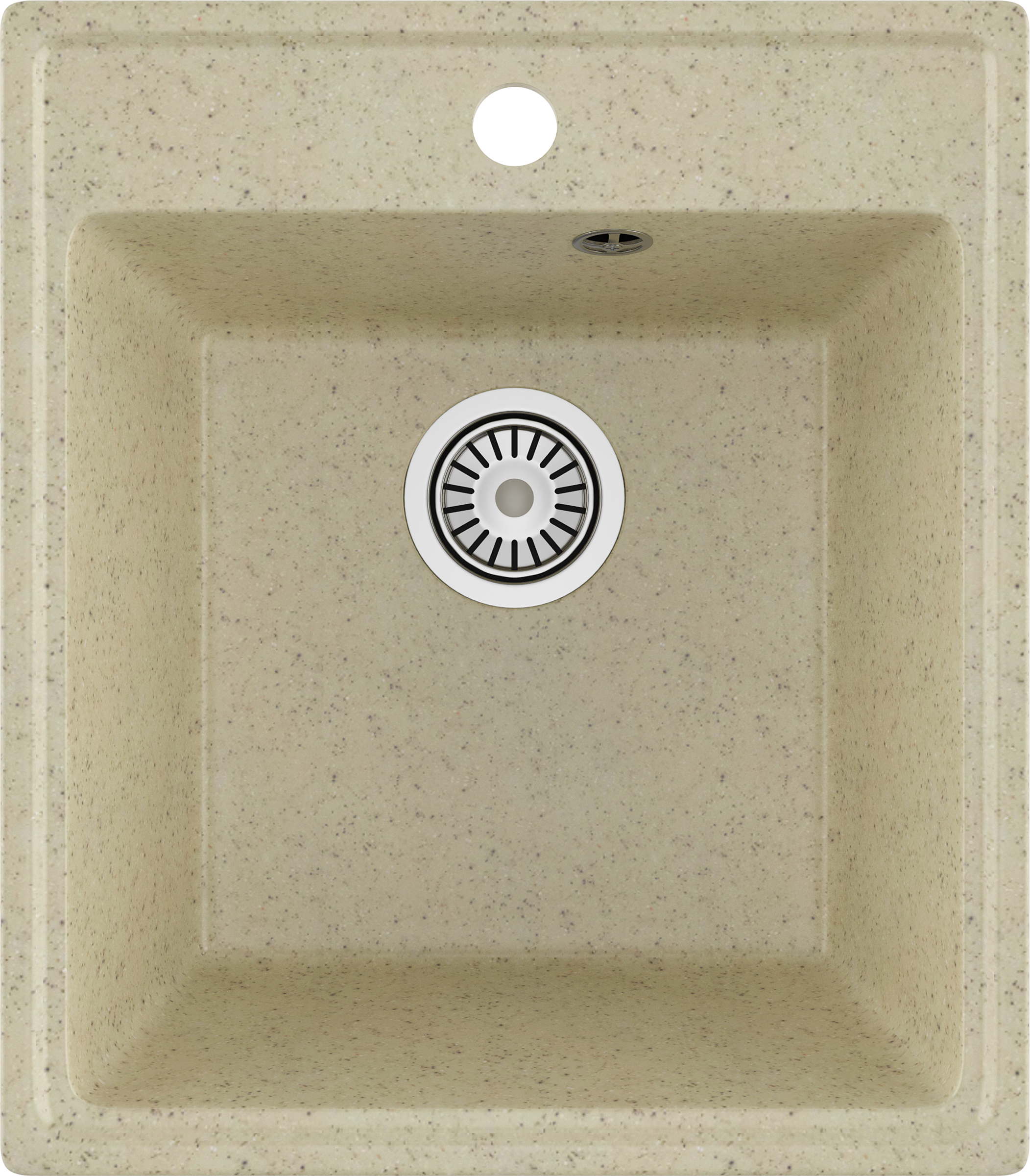 Изображение товара Кухонная мойка Domaci Палермо PR-425-002, 42.5 см, цвет бежевый