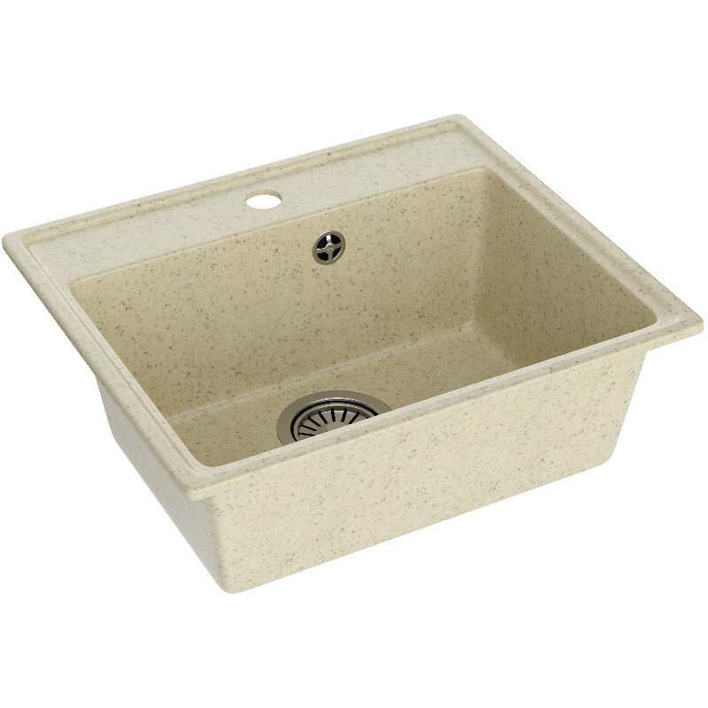 Изображение товара Кухонная мойка Domaci Палермо 49 см искусственный камень бежевый