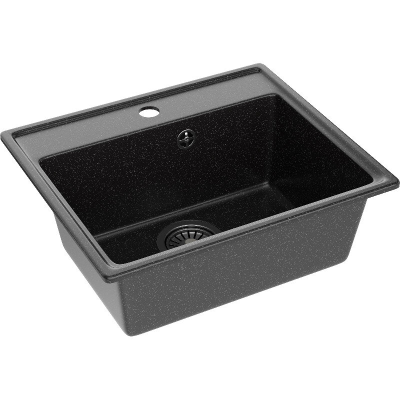 Изображение товара Кухонная мойка Domaci Палермо PR-490-004 49 см черная искусственный камень