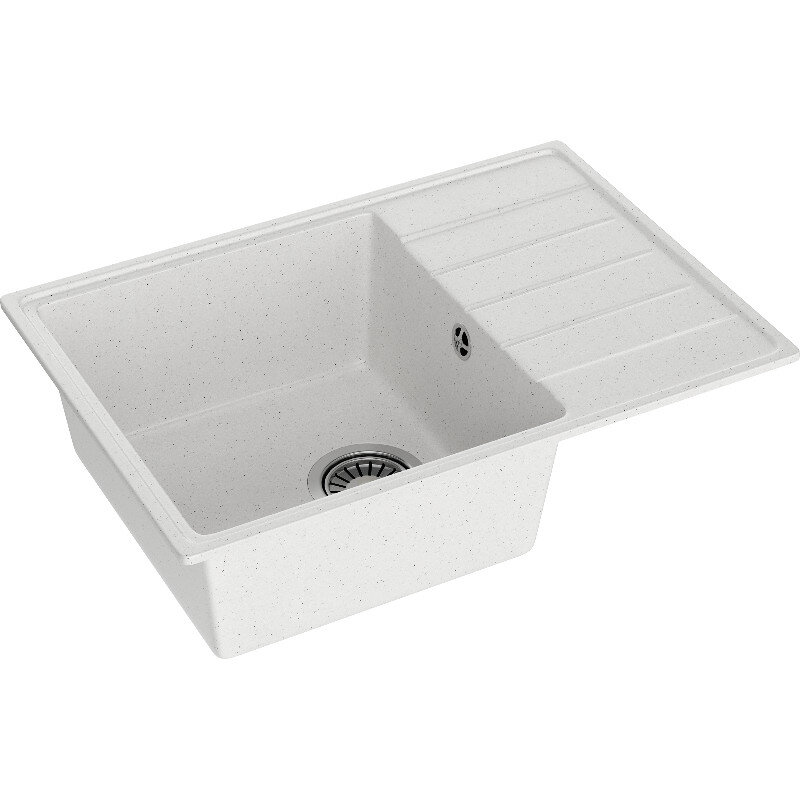 Изображение товара Кухонная мойка Domaci Палермо PR-600-001 60 см белая современная встроенная