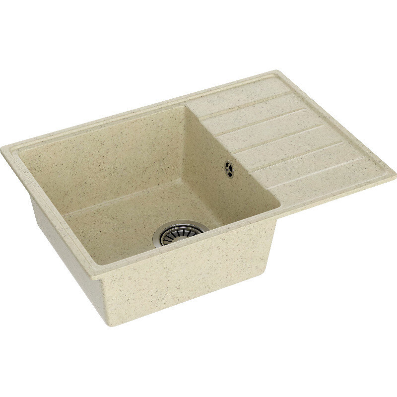 Изображение товара Кухонная мойка Domaci Палермо PR-600-002 60 см искусственный камень бежевый