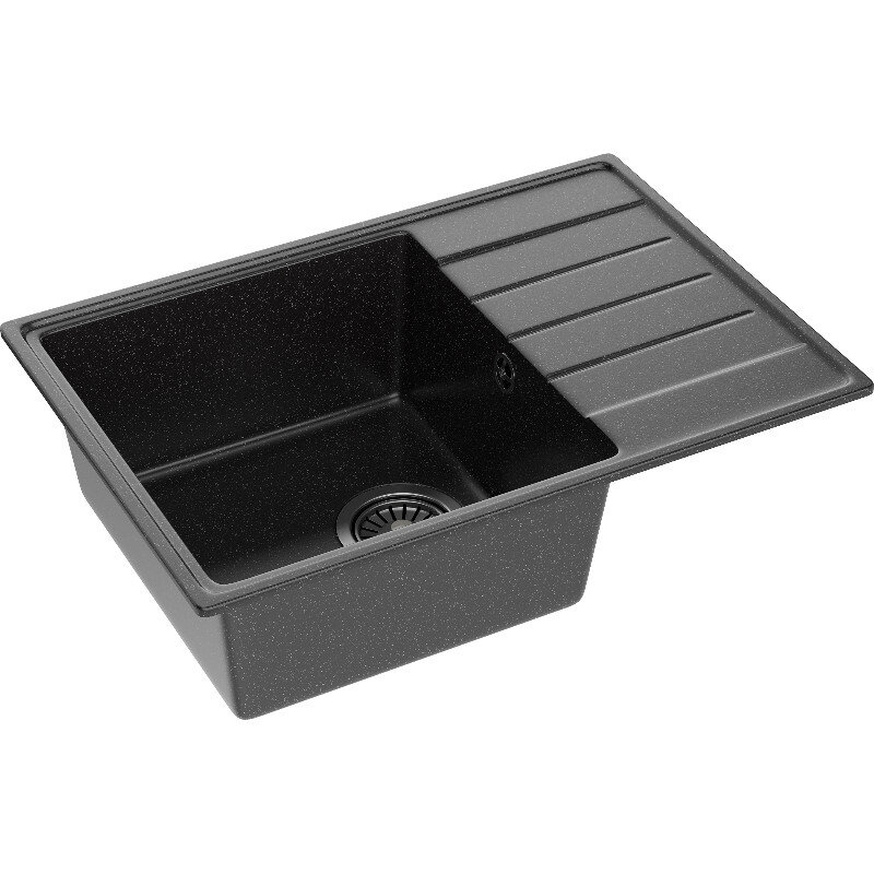Изображение товара Кухонная мойка Domaci Палермо PR-600-004 60 см из искусственного камня черная