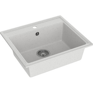 Изображение товара Кухонная мойка Domaci Палермо PR-565-001, 56.5 см, цвет белый