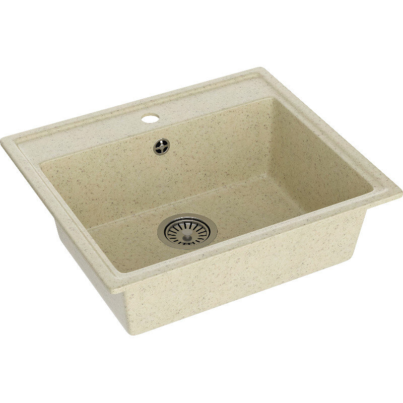 Изображение товара Кухонная мойка Domaci Палермо PR-565-002 56.5 см бежевый искусственный камень