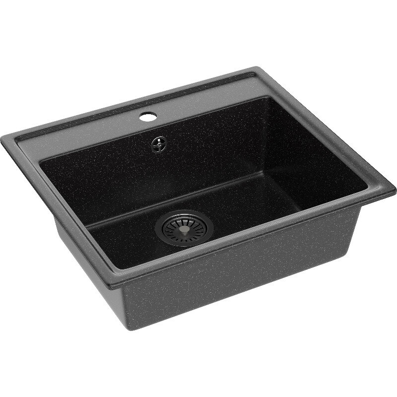 Изображение товара Кухонная мойка Domaci Палермо PR-565-004, 56.5 см, цвет черный