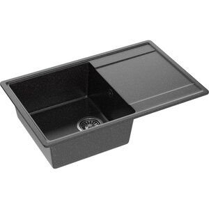 Изображение товара Кухонная мойка Domaci Палермо PR-735-004, 73.5 см, цвет черный