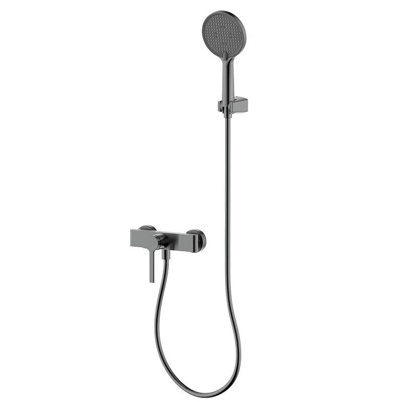 Изображение товара Смеситель для душа Aquame Asti AQM6413GM, вороненая сталь, gunmetal, Италия
