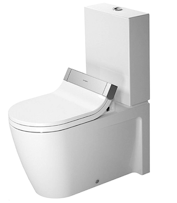 Изображение товара Напольный унитаз Duravit Starck 2 2129090000, безободковый, фарфор, двухрежимный