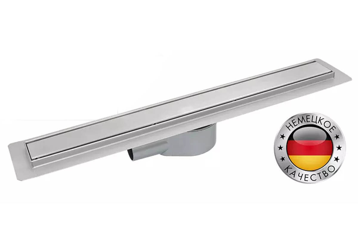 Изображение товара Душевой лоток CK Drain 70 см с решеткой под плитку и хромовым покрытием