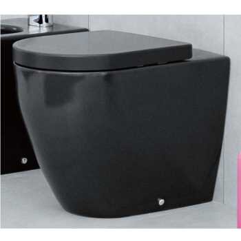 Изображение товара Приставной унитаз Flaminia Link LK117 черный сантехкерамика Изображение товара Приставной унитаз Flaminia Link LK117 черный сантехкерамика