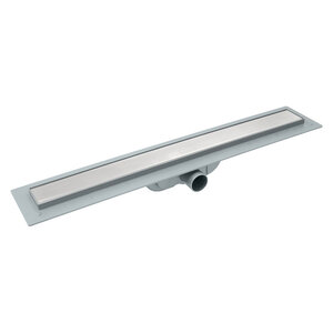 Изображение товара Душевой лоток CK Drain, 70 см, с решеткой под плитку, с рамкой, хром, AQCP11-70 Plain