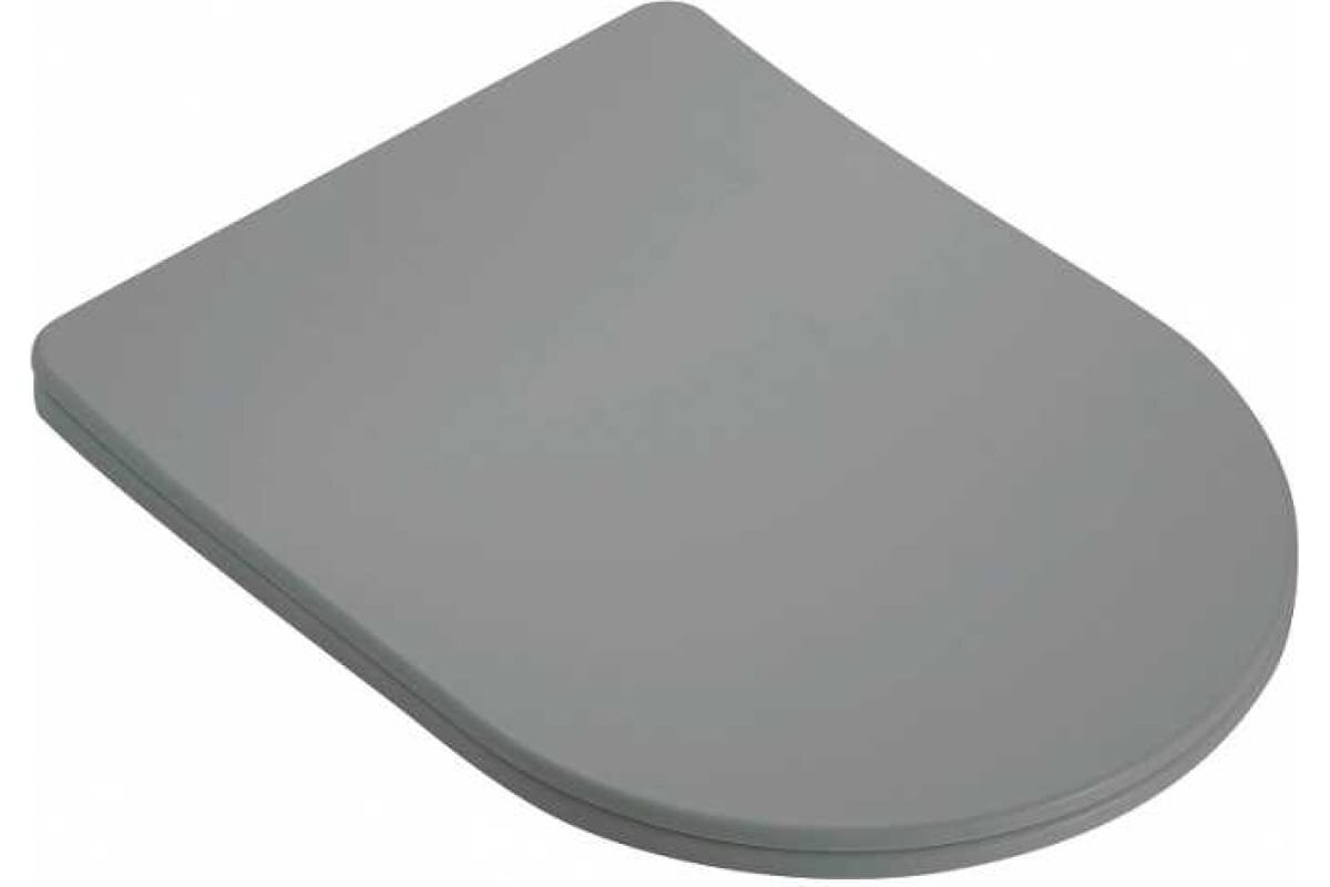 Изображение товара Крышка-сиденье Sintesi для унитаза с микролифтом серое матовое