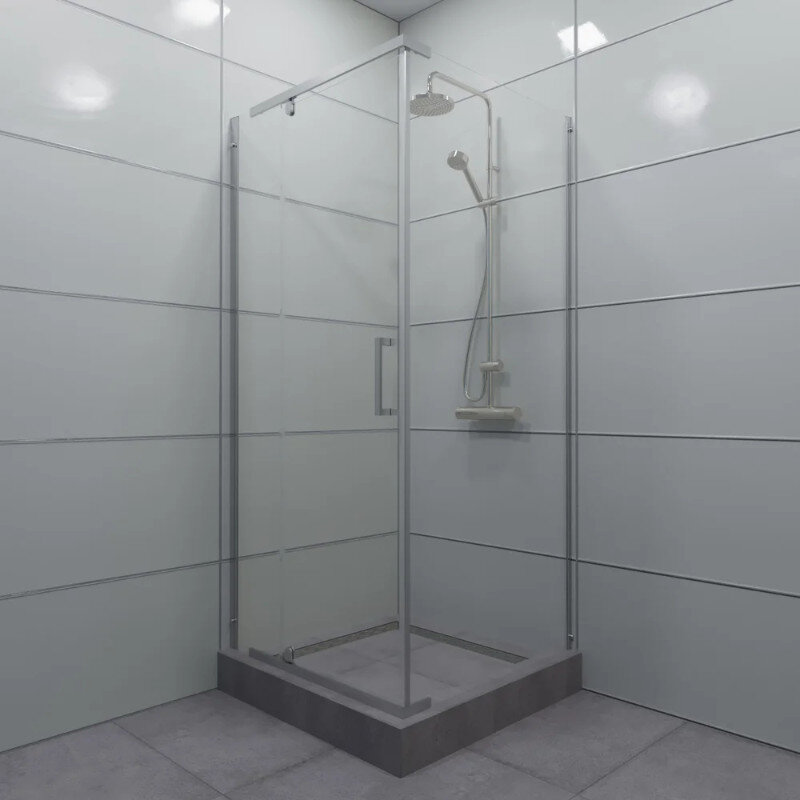 Изображение товара Душевой уголок Diwo Тольятти 90x90 см с прозрачным стеклом