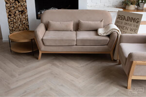 Изображение товара Кварцвиниловая плитка SPC VinilPol Herringbone Паркет Палладио 9944, планка 12.7 х 76.2, замковая