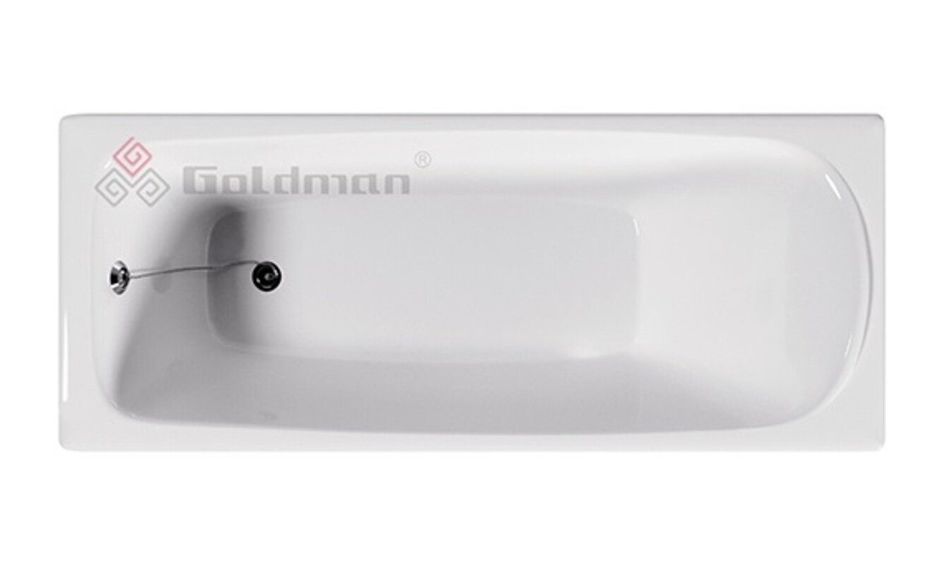 Изображение товара Чугунная ванна Goldman Loft LF17070 170х70 см белая, без гидромассажа
