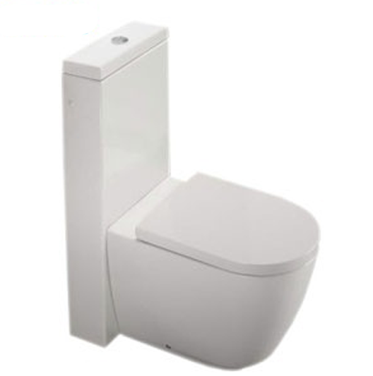 Изображение товара Напольный унитаз Hatria Fusion YXVD01 с функциями автоматического смыва и мягкого опускания крышки