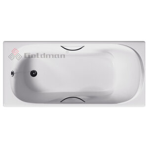 Изображение товара Ванна чугунная Goldman Nova NV18080, 180 х 80 см, белая