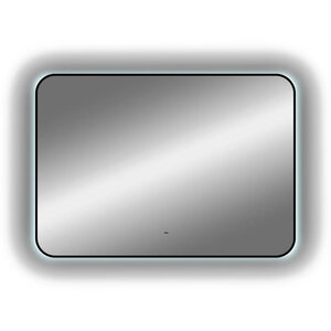 Изображение товара Зеркало Diwo Кострома, 100 см, с подсветкой, инфракрасный выключатель, цвет черный, ЗЛП1752