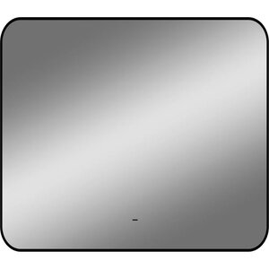 Изображение товара Зеркало Diwo Кострома, 80 см, с подсветкой, инфракрасный выключатель, цвет черный, ЗЛП1748