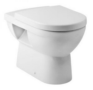 Изображение товара Приставной унитаз Jika Mio 2571.6.000.000.1 с cиденьем SoftClose, вертикальный слив в пол, белый